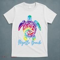 Myrtle Beach Tie Dye Sea Turtle Matching Family Vacation T-Shirt thumb 5