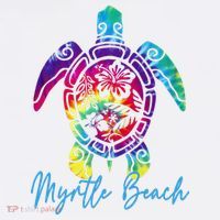 Myrtle Beach Tie Dye Sea Turtle Matching Family Vacation T-Shirt thumb 7