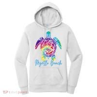 Myrtle Beach Tie Dye Sea Turtle Matching Family Vacation Women's Hoodie thumb 0