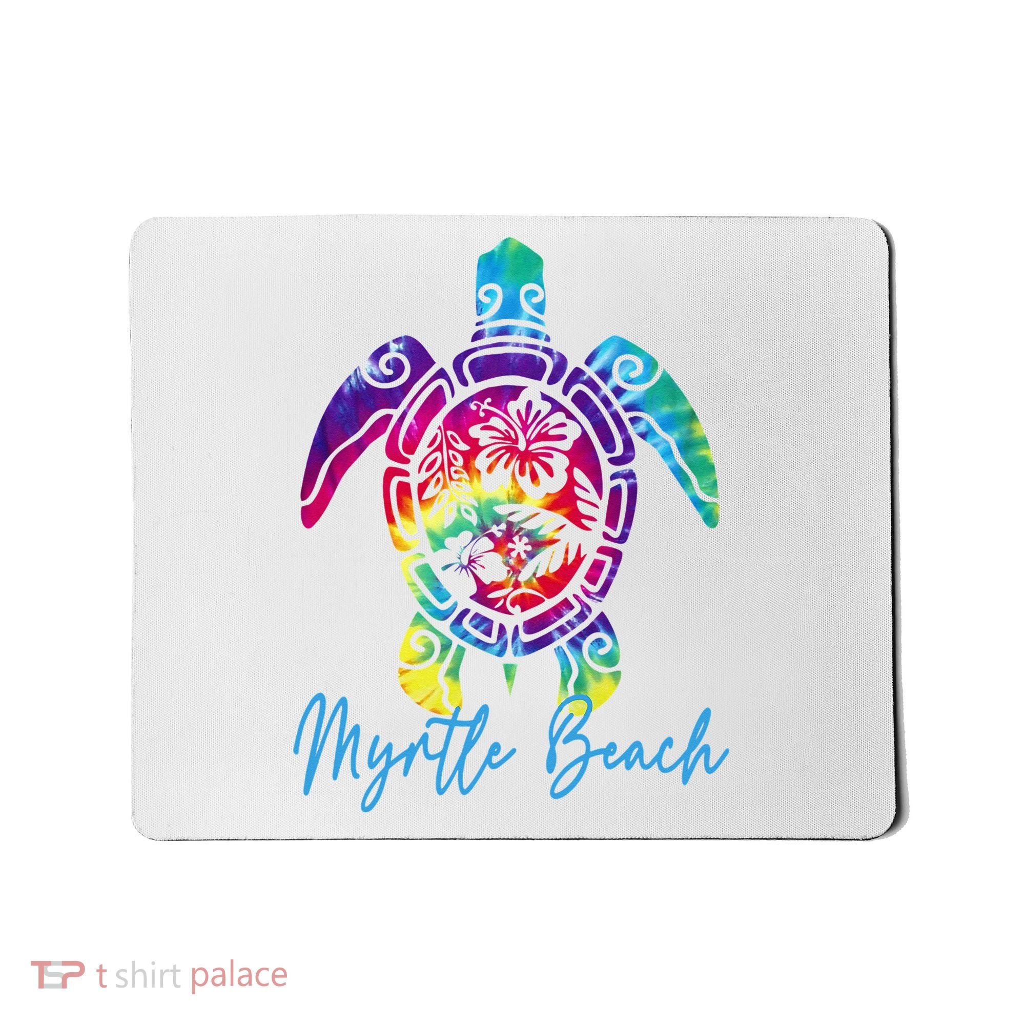 Myrtle Beach Tie Dye Sea Turtle Matching Family Vacation Mousepad