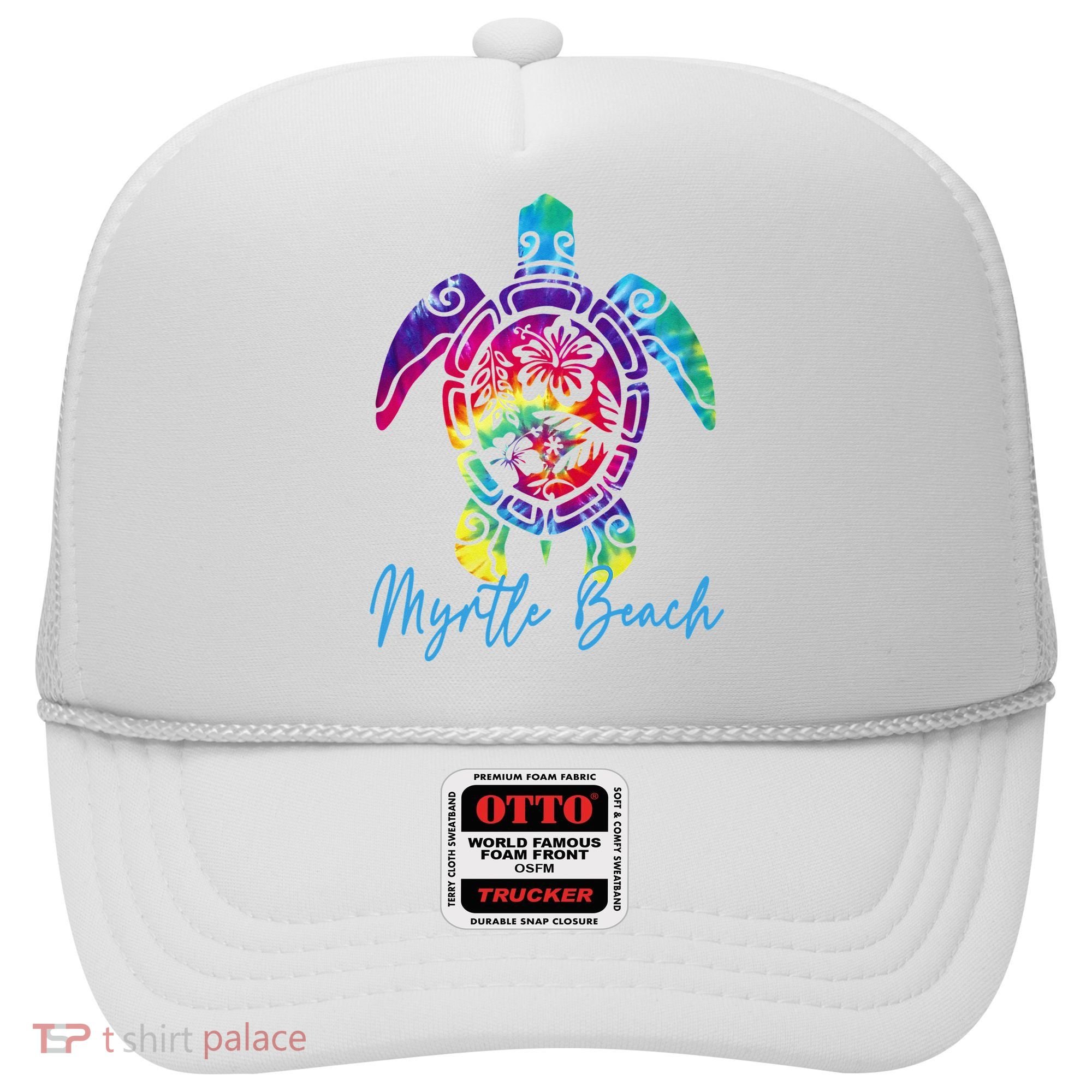 Myrtle Beach Tie Dye Sea Turtle Matching Family Vacation Hat