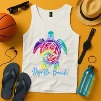 Myrtle Beach Tie Dye Sea Turtle Matching Family Vacation Tank Top thumb 4