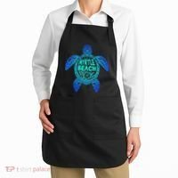 Myrtle Beach Tribal Sea Turtle South Carolina Vacation 2025 Apron thumb 2