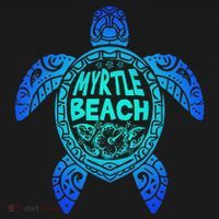 Myrtle Beach Tribal Sea Turtle South Carolina Vacation 2025 Baby Bodysuit thumb 2