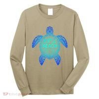 Myrtle Beach Tribal Sea Turtle South Carolina Vacation 2025 Long Sleeve Shirt thumb 0
