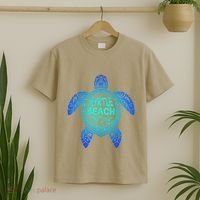 Myrtle Beach Tribal Sea Turtle South Carolina Vacation 2025 T-Shirt thumb 2