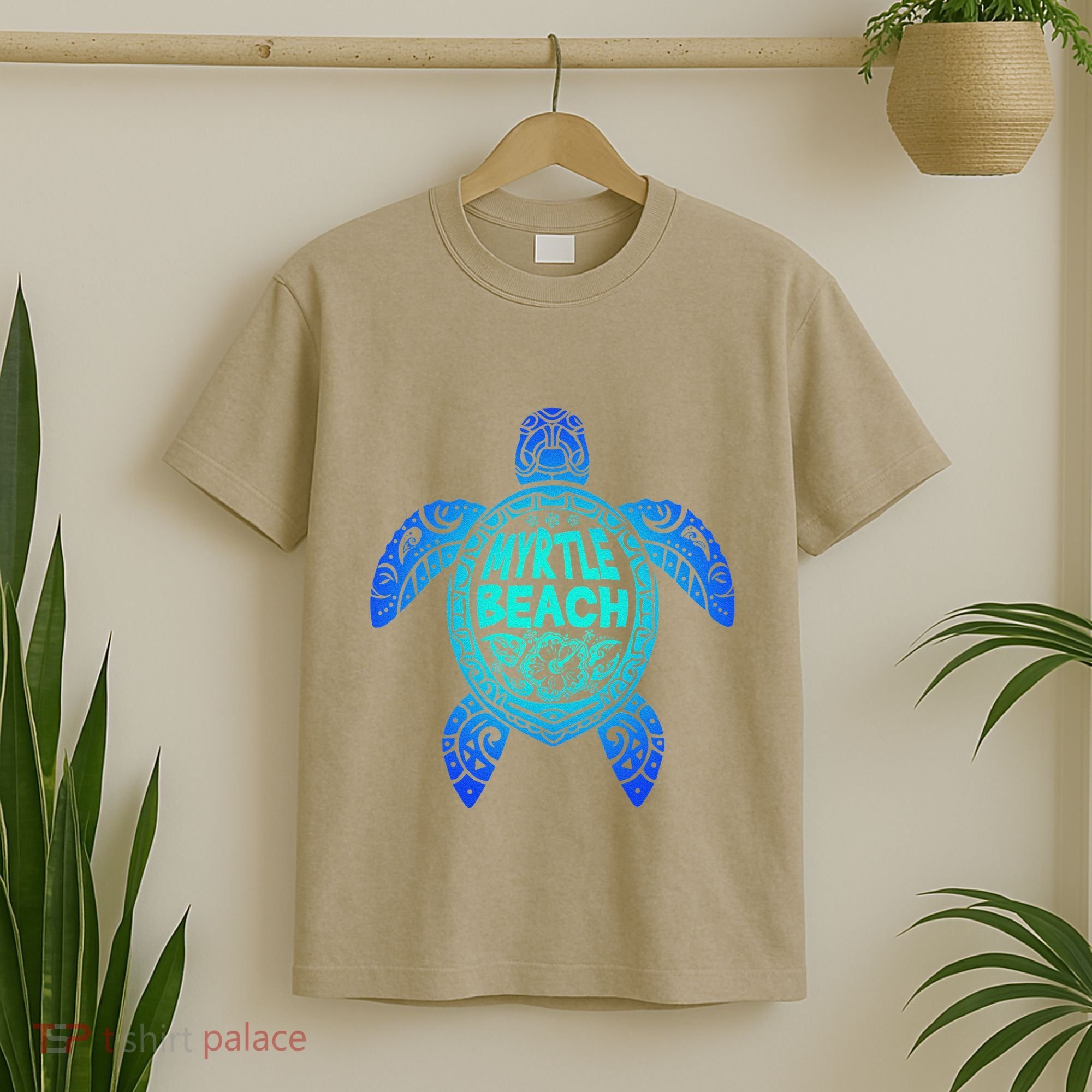 Myrtle Beach Tribal Sea Turtle South Carolina Vacation 2025 T-Shirt