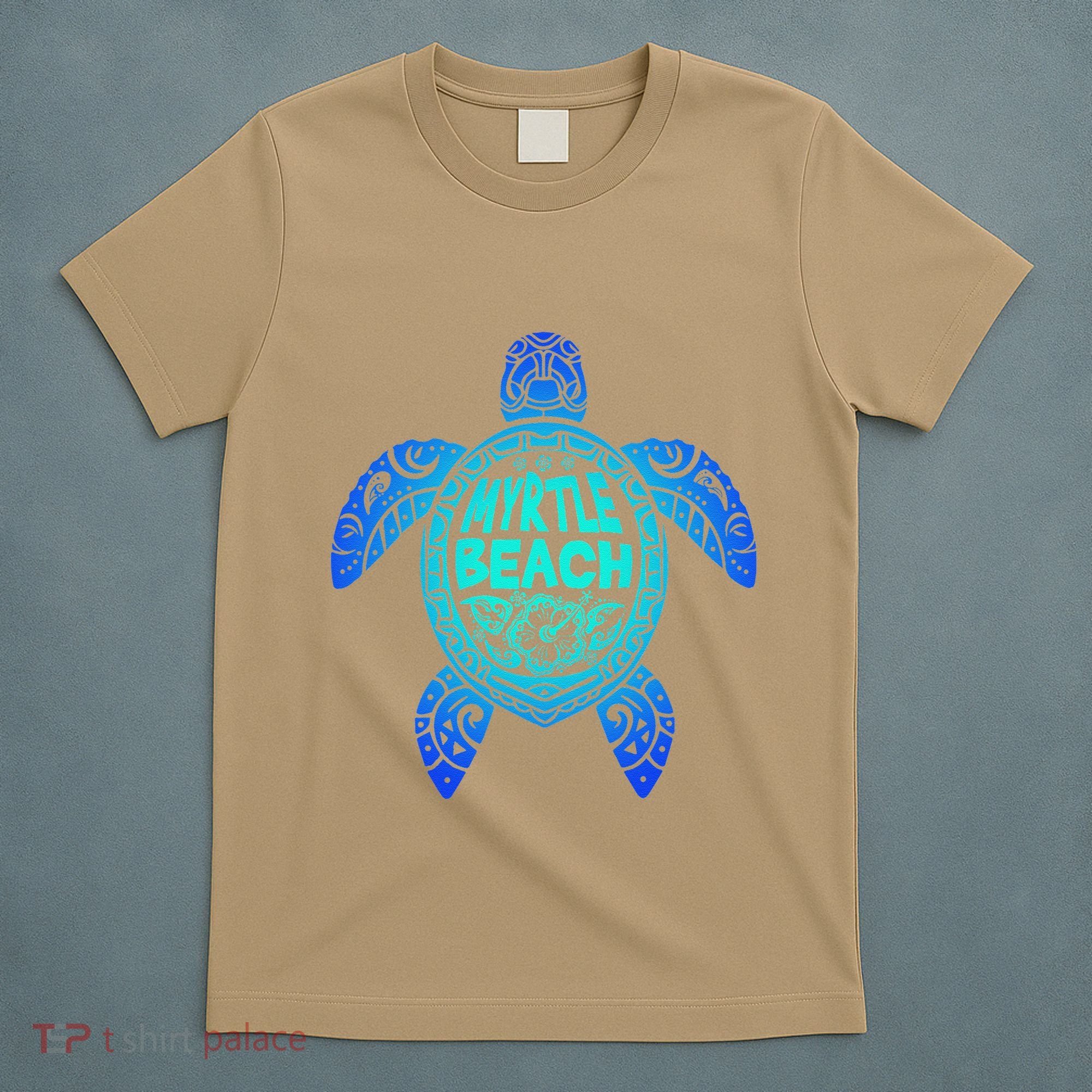 Myrtle Beach Tribal Sea Turtle South Carolina Vacation 2025 T-Shirt