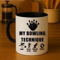 My Bowling Technique Coffee Mug thumb 4