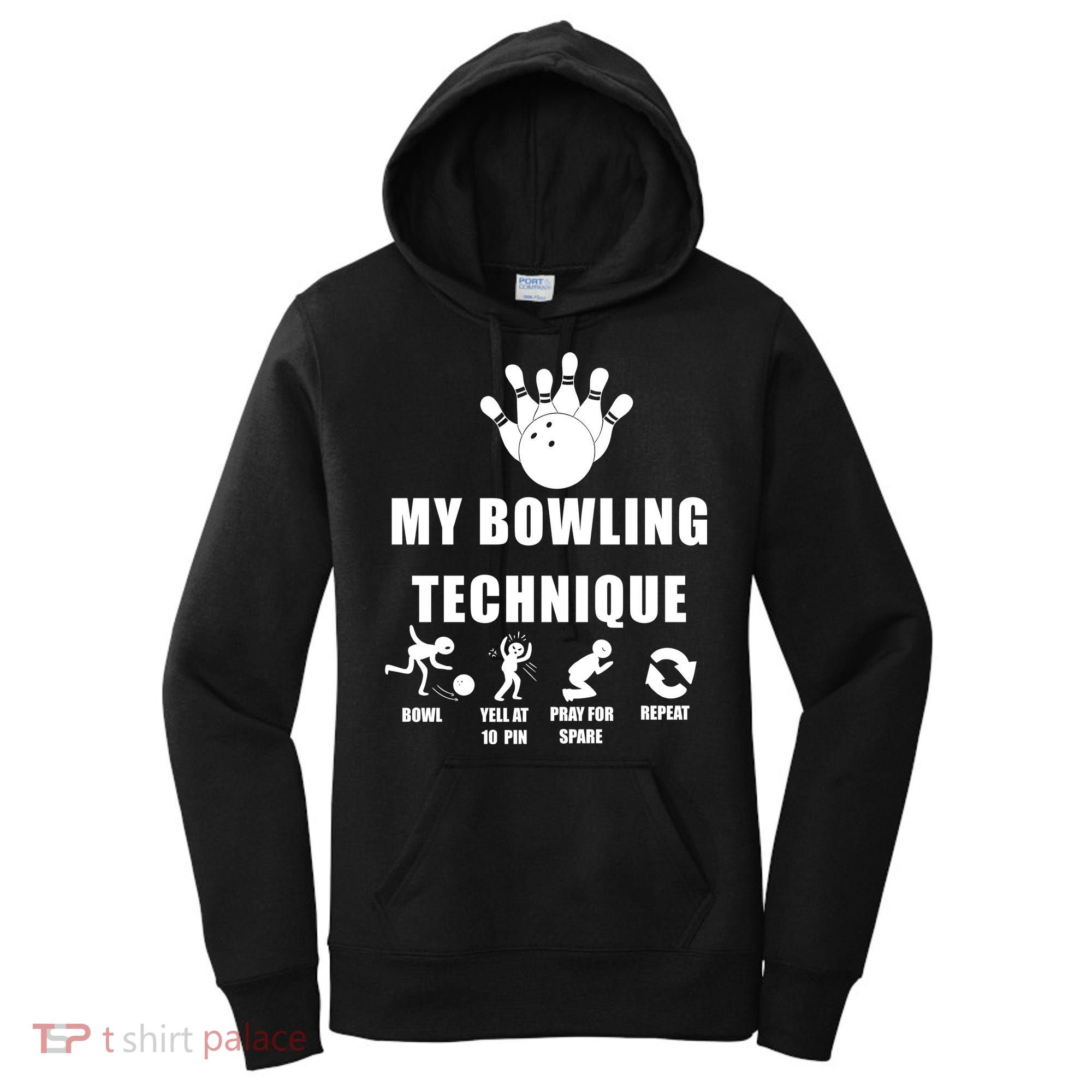 My Bowling Technique Women's Hoodie