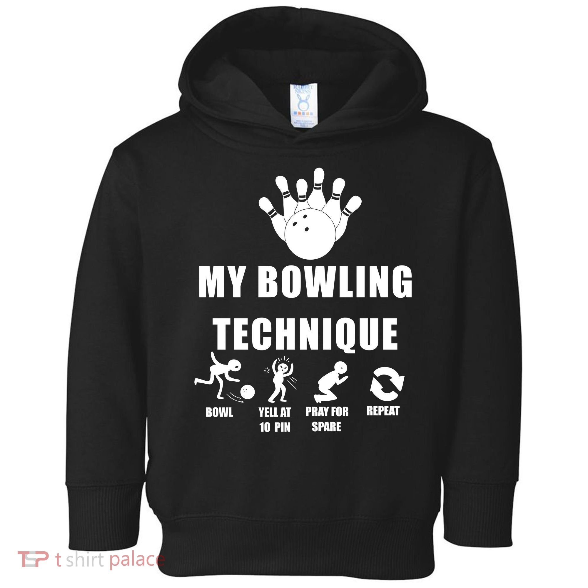 My Bowling Technique Toddler Hoodie