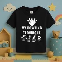My Bowling Technique Toddler T-Shirt thumb 3