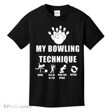 My Bowling Technique Kids T-Shirt
