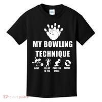 My Bowling Technique Kids T-Shirt thumb 0