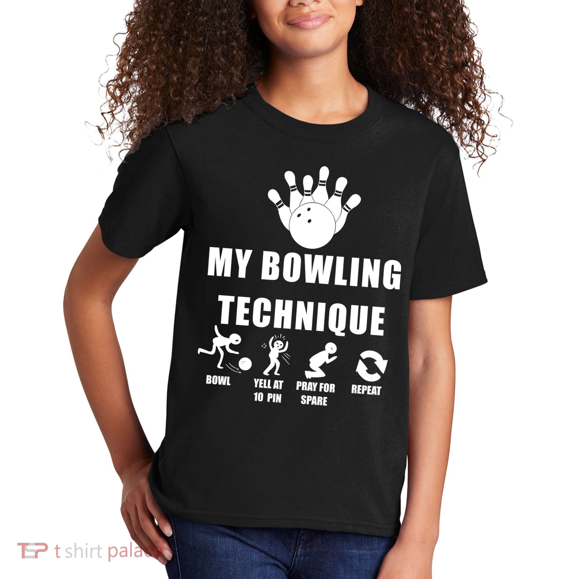 My Bowling Technique Kids T-Shirt