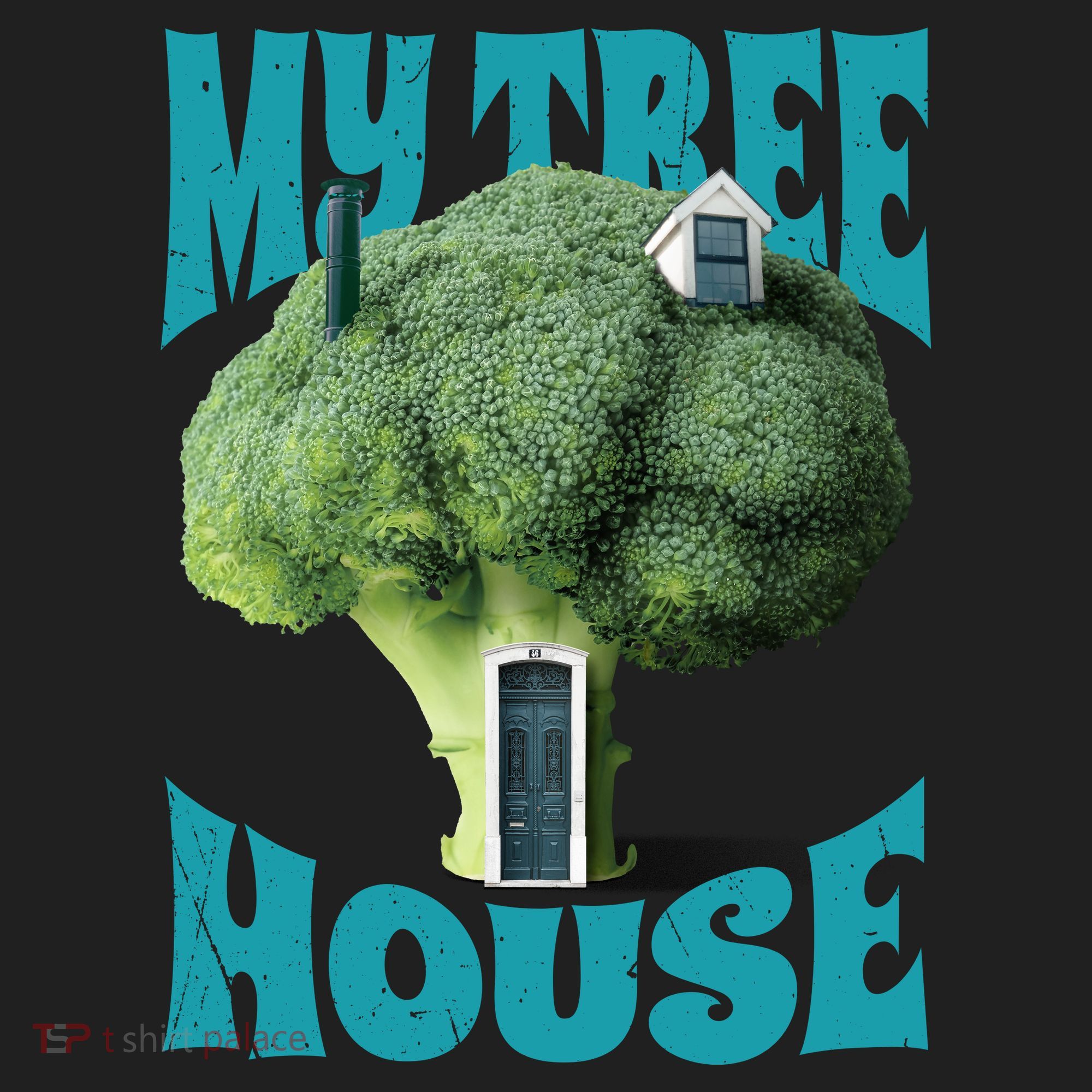 My Broccoli Tree House Funny Women's Sweatshirt