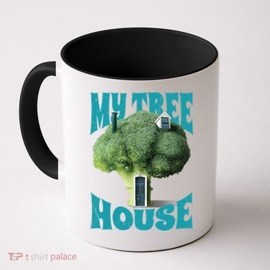 My Broccoli Tree House Funny Coffee Mug