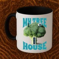 My Broccoli Tree House Funny Coffee Mug thumb 2