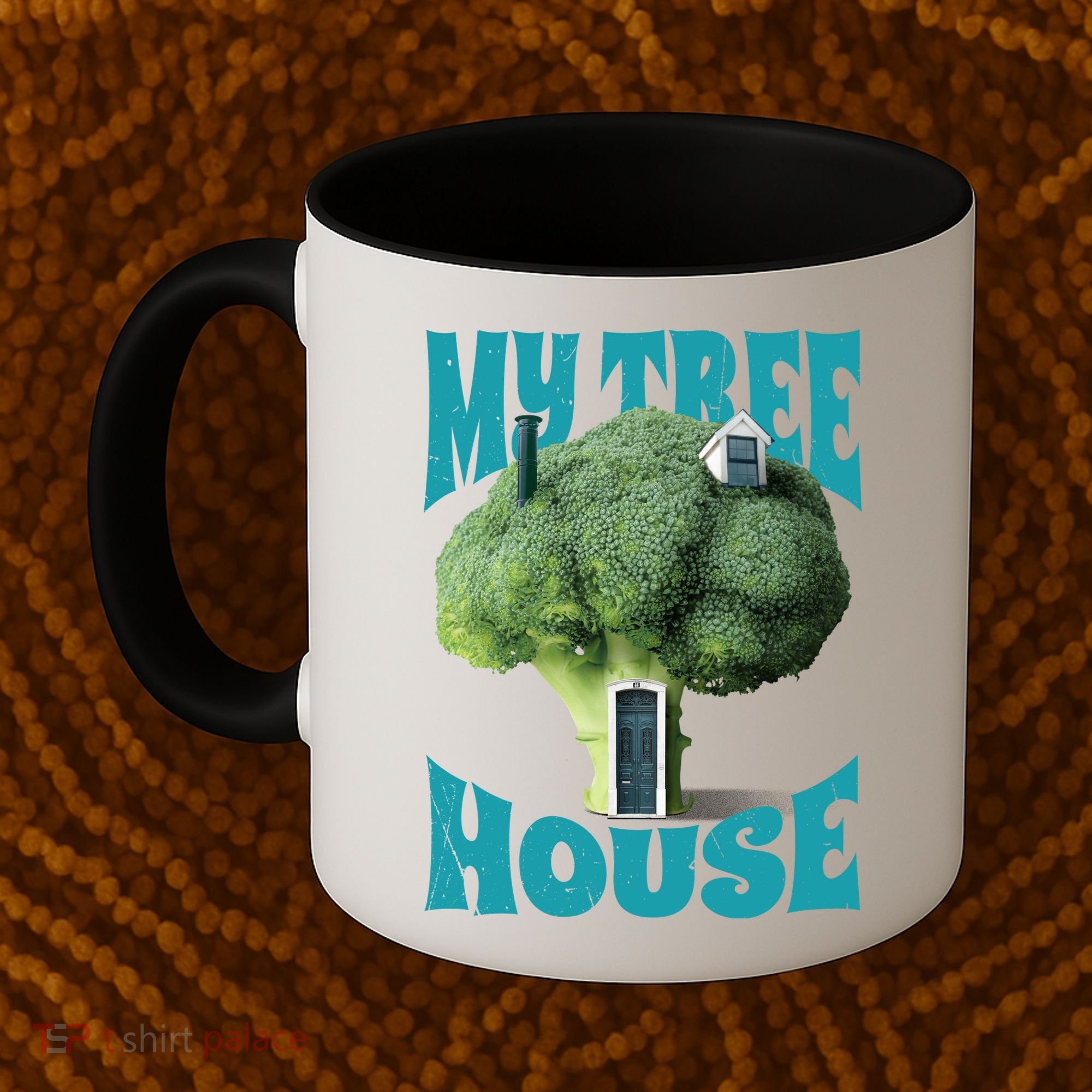 My Broccoli Tree House Funny Coffee Mug