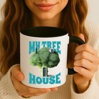 My Broccoli Tree House Funny Coffee Mug thumb 3