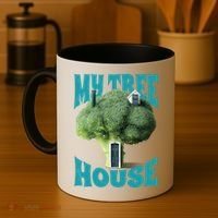 My Broccoli Tree House Funny Coffee Mug thumb 4