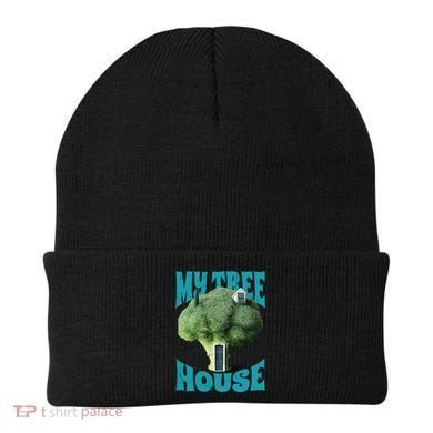 My Broccoli Tree House Funny Beanie
