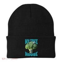 My Broccoli Tree House Funny Beanie thumb 0