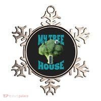 My Broccoli Tree House Funny Ornament thumb 0