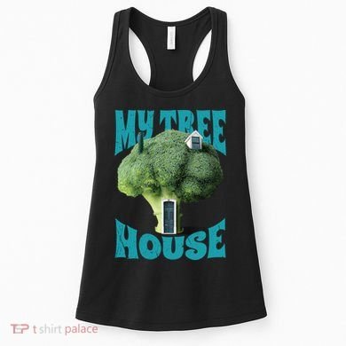 My Broccoli Tree House Funny Women's Tank Top