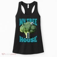 My Broccoli Tree House Funny Women's Tank Top thumb 0