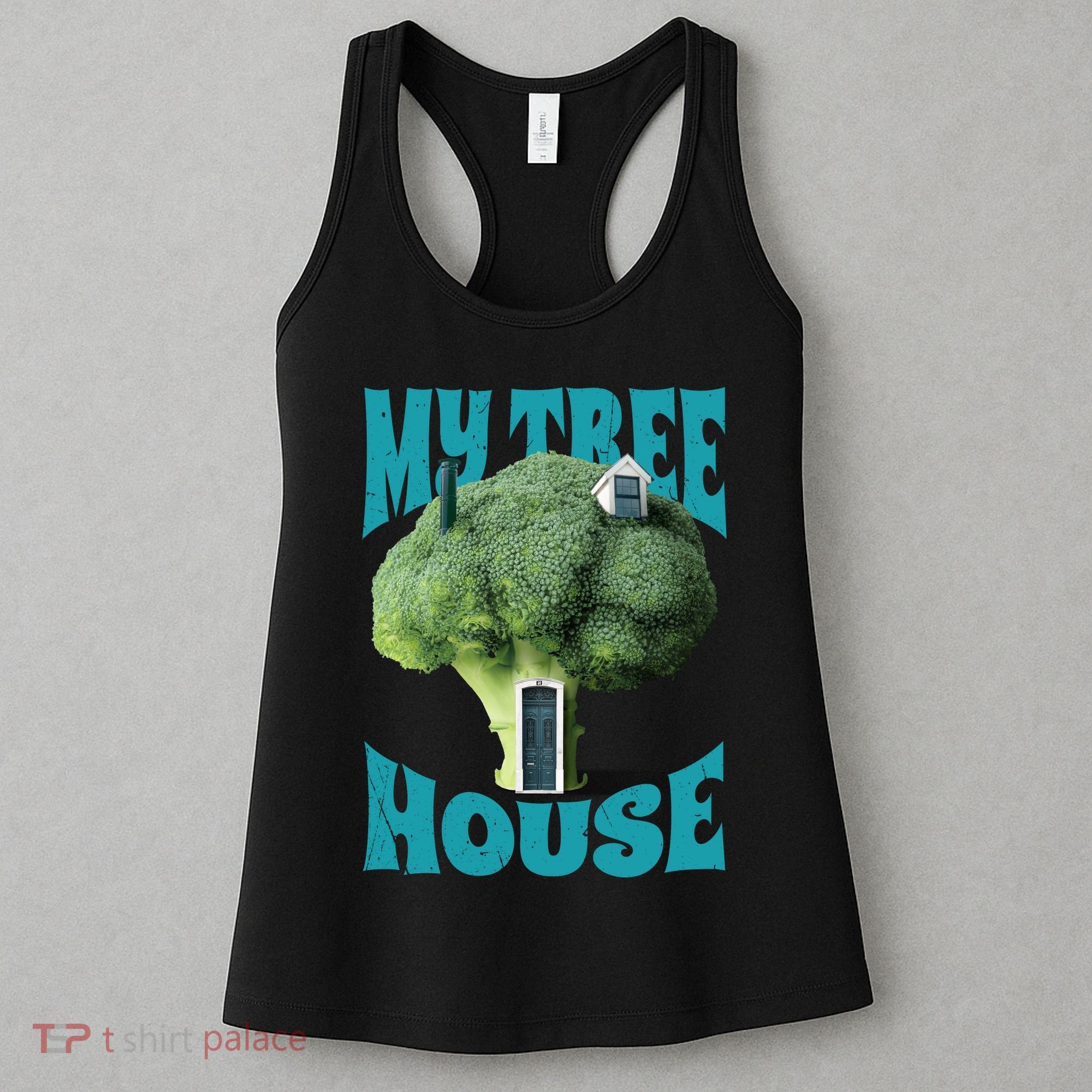 My Broccoli Tree House Funny Women's Tank Top