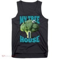My Broccoli Tree House Funny Tank Top thumb 0