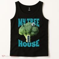 My Broccoli Tree House Funny Tank Top thumb 2