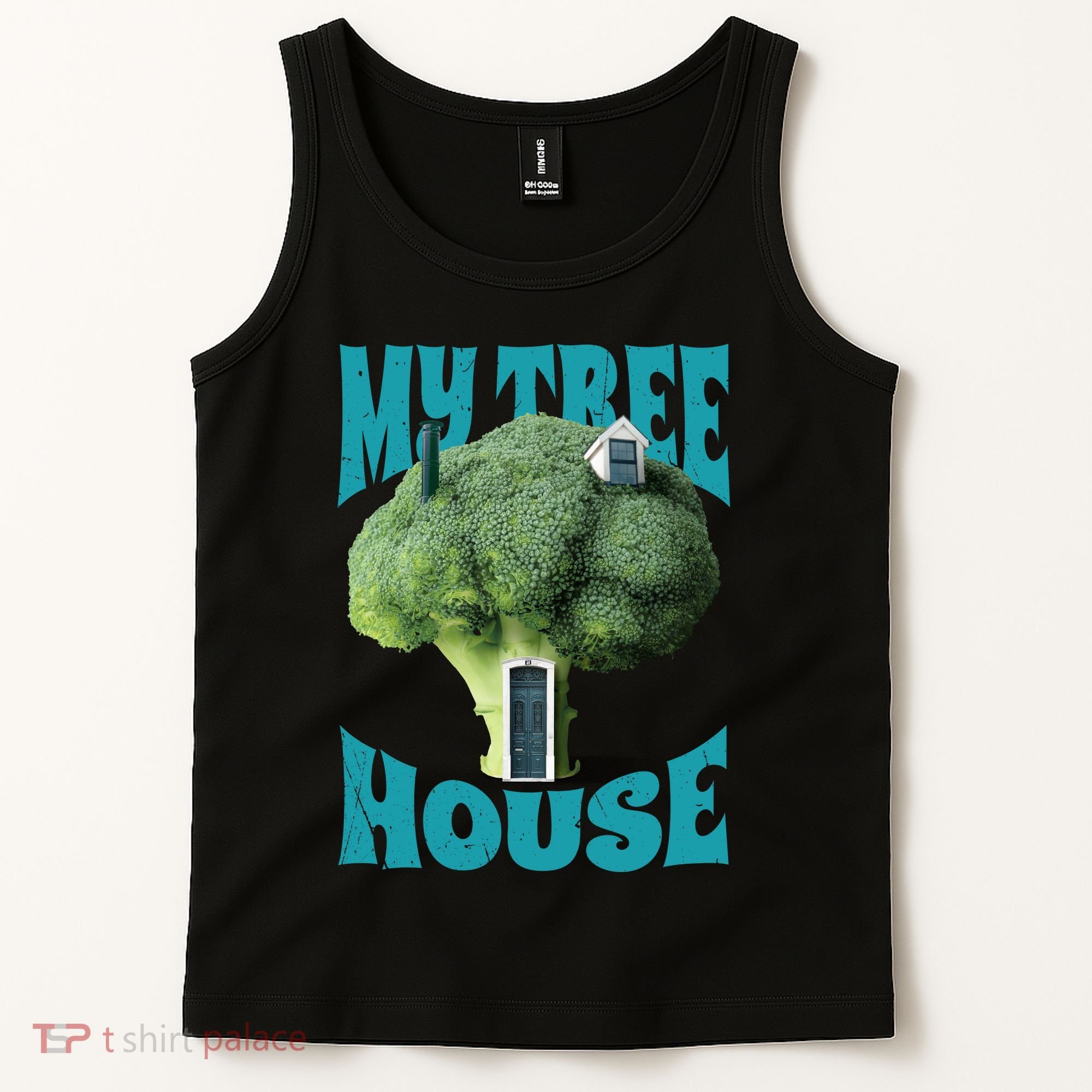 My Broccoli Tree House Funny Tank Top