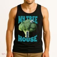 My Broccoli Tree House Funny Tank Top thumb 3