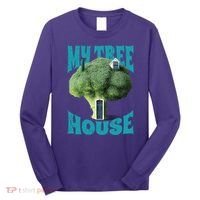 My Broccoli Tree House Funny Long Sleeve Shirt thumb 0