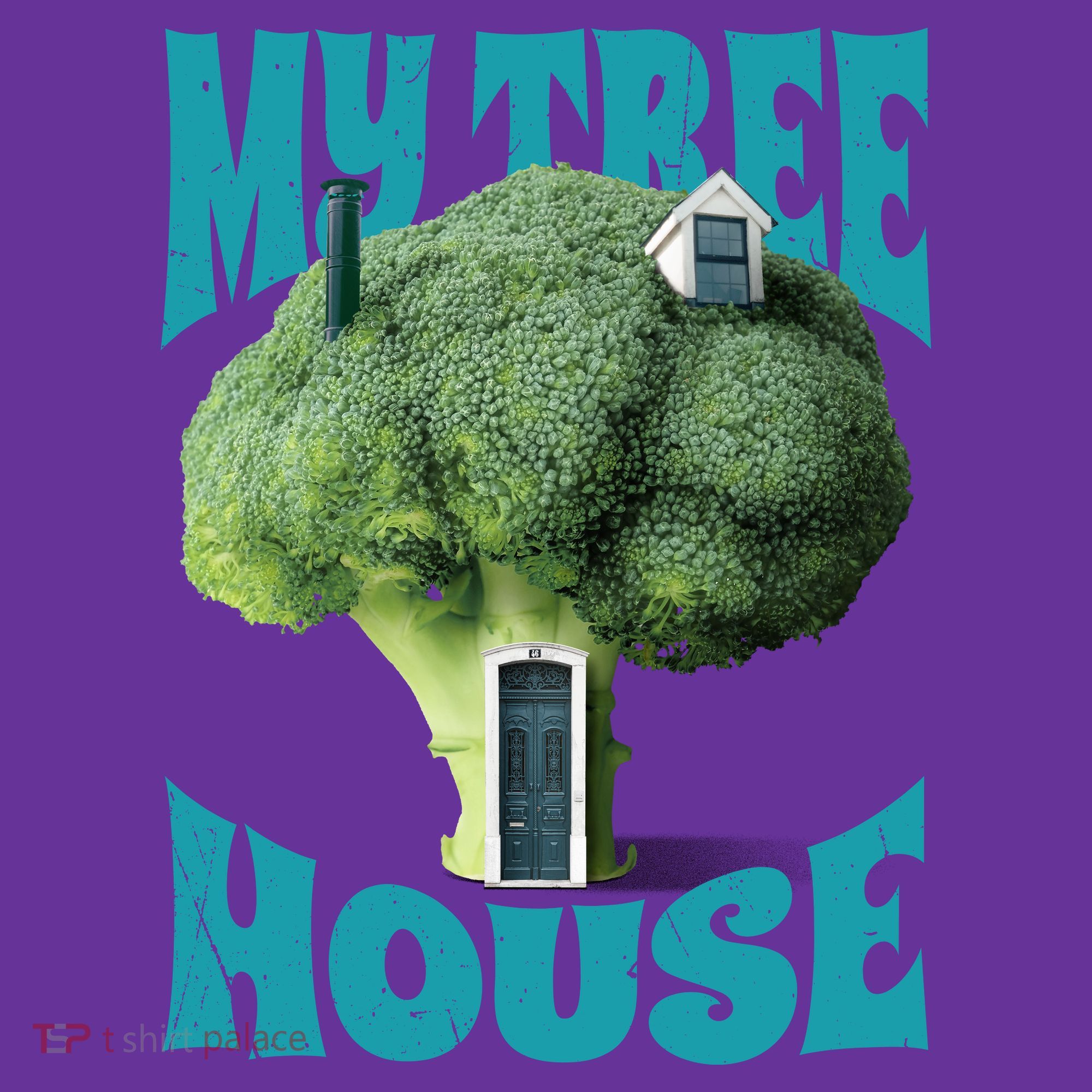 My Broccoli Tree House Funny Long Sleeve Shirt
