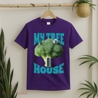 My Broccoli Tree House Funny T-Shirt thumb 2