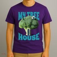 My Broccoli Tree House Funny T-Shirt thumb 3