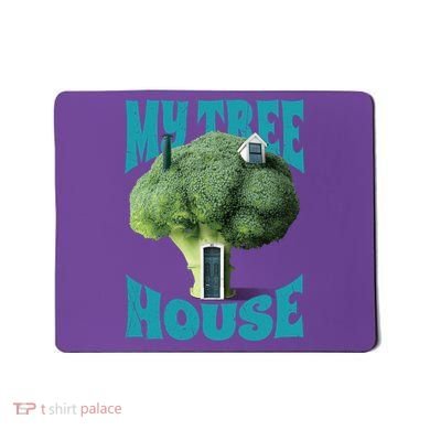My Broccoli Tree House Funny Mousepad