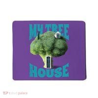 My Broccoli Tree House Funny Mousepad thumb 0