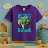 My Broccoli Tree House Funny Toddler T-Shirt thumb 3