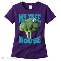 My Broccoli Tree House Funny Women's T-Shirt thumb 0