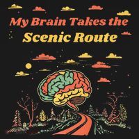 My Brain Takes The Scenic Route Bucket Hat thumb 4