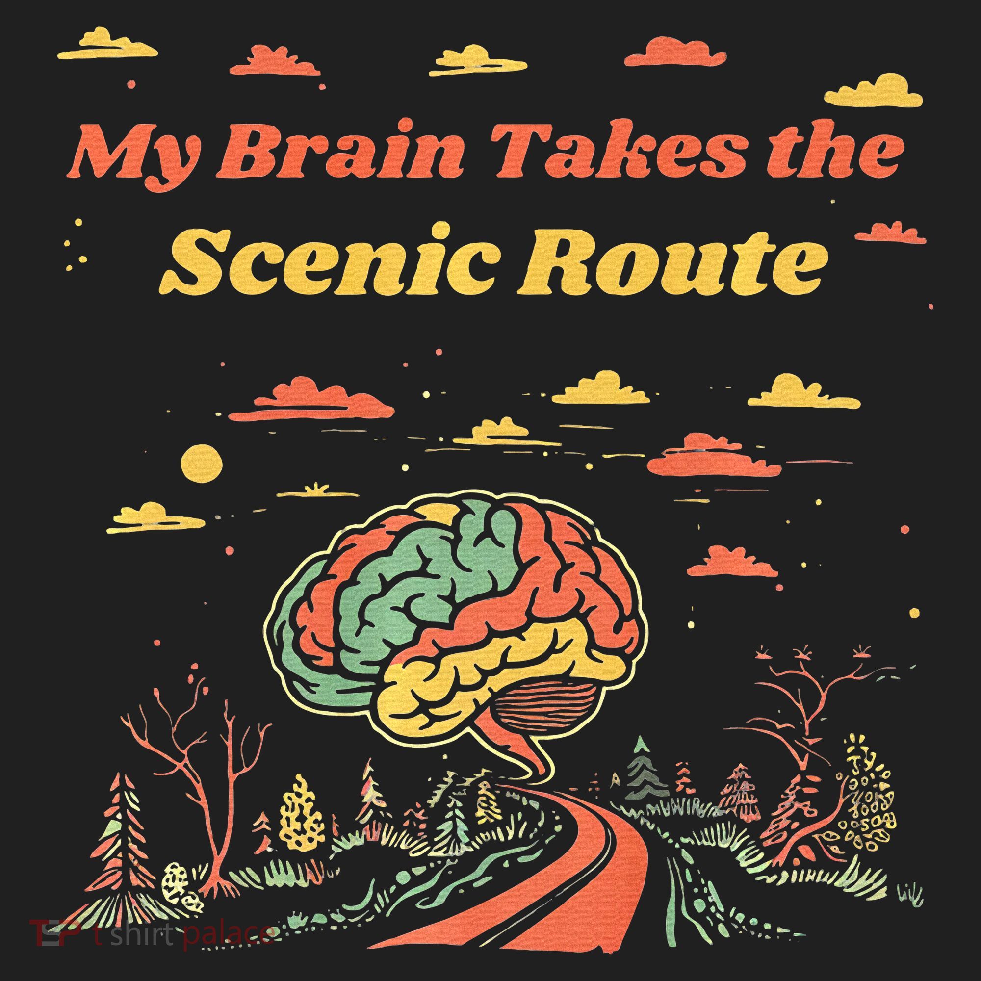 My Brain Takes The Scenic Route Beanie