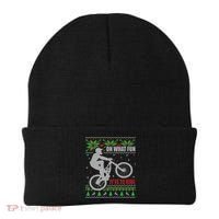 Mountain Bike Ugly Christmas Mountain Biking Gift Beanie thumb 0