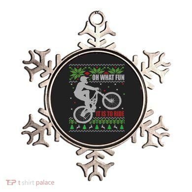 Mountain Bike Ugly Christmas Mountain Biking Gift Ornament
