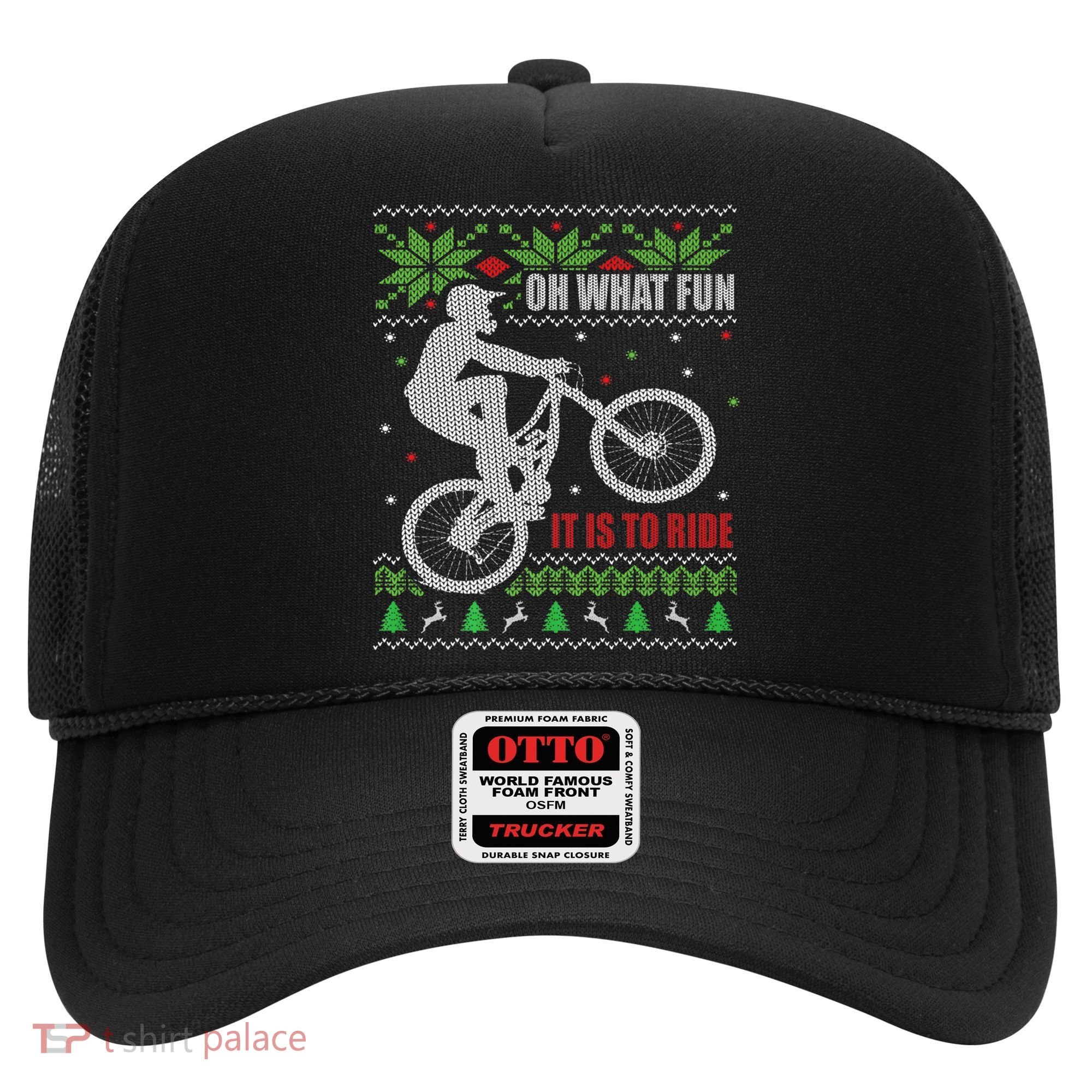 Mountain Bike Ugly Christmas Mountain Biking Gift Hat