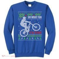 Mountain Bike Ugly Christmas Mountain Biking Gift Sweatshirt thumb 0