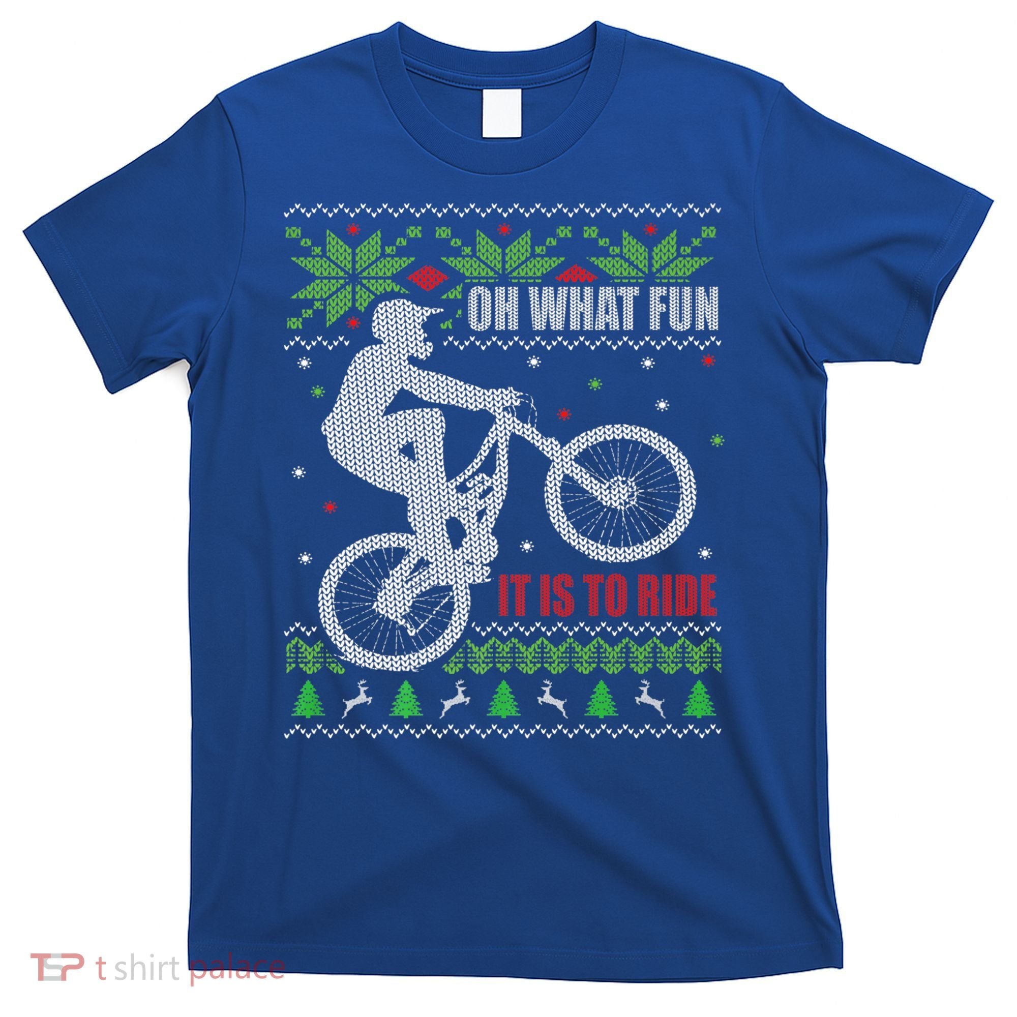 Mountain Bike Ugly Christmas Mountain Biking Gift T-Shirt